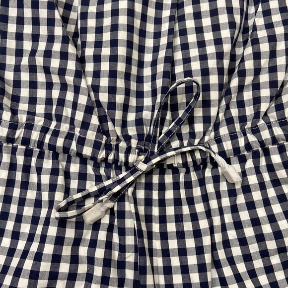 🛍️Tory Burch Gingham Romper. Blue and white. Size XS. NWT - Picture 8 of 12